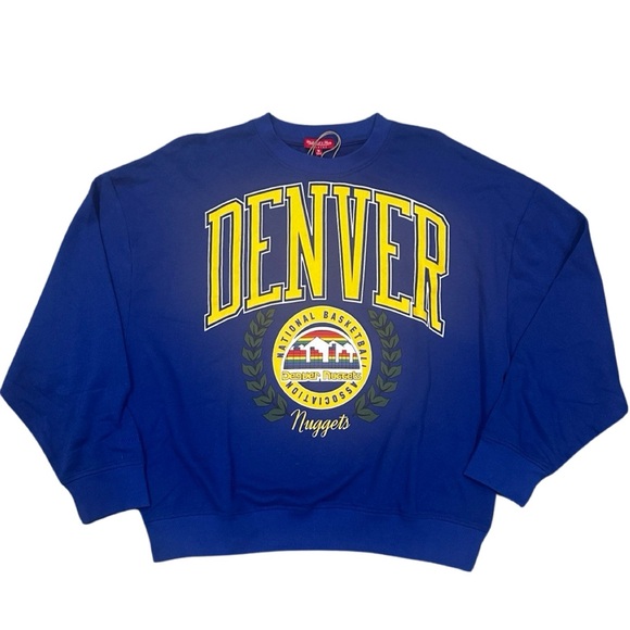 Women’s Mitchell and Ness Dallas Mavericks Pullover Crew Size Medium NWT - Picture 1 of 9